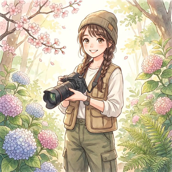 高清无码植物摄影师王芳