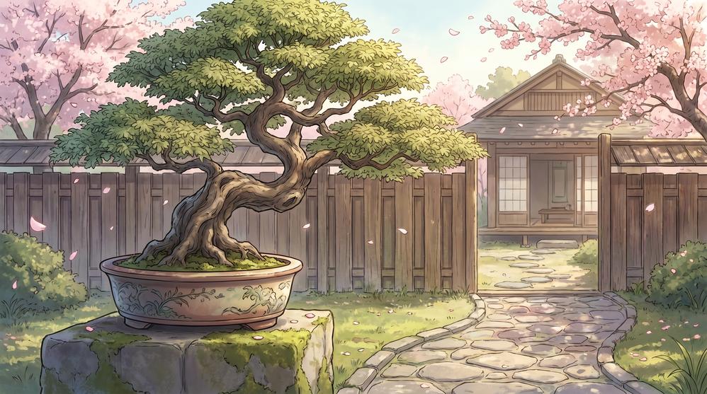 高清无码盆景植物视频制作